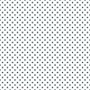 1/4 inch Classic Navy Blue Polkadots on White