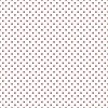 1/4 inch Classic Lava Falls Red Polkadots on White