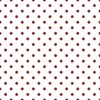 1/2 inch Classic Lava Falls Red Polkadots on White
