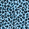 Large Blue Leopard Print
