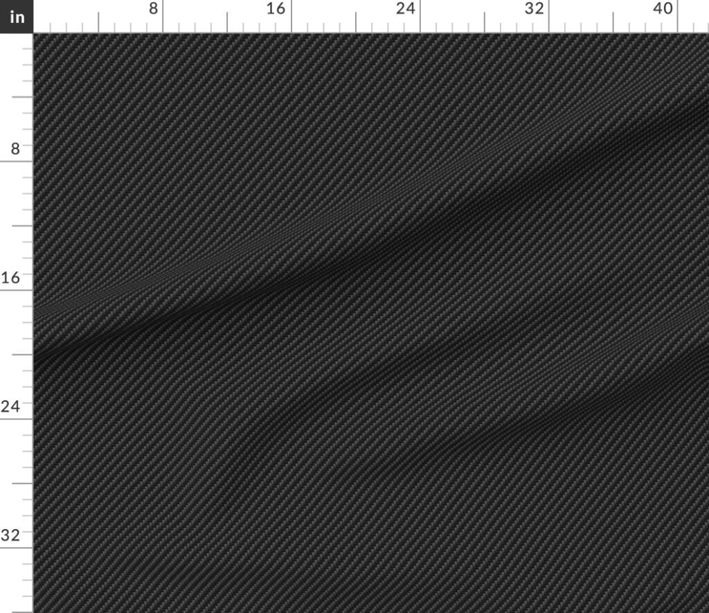 Classic Diagonal Ribbed Black Carbon Fibre for the Man Cave Fabric design