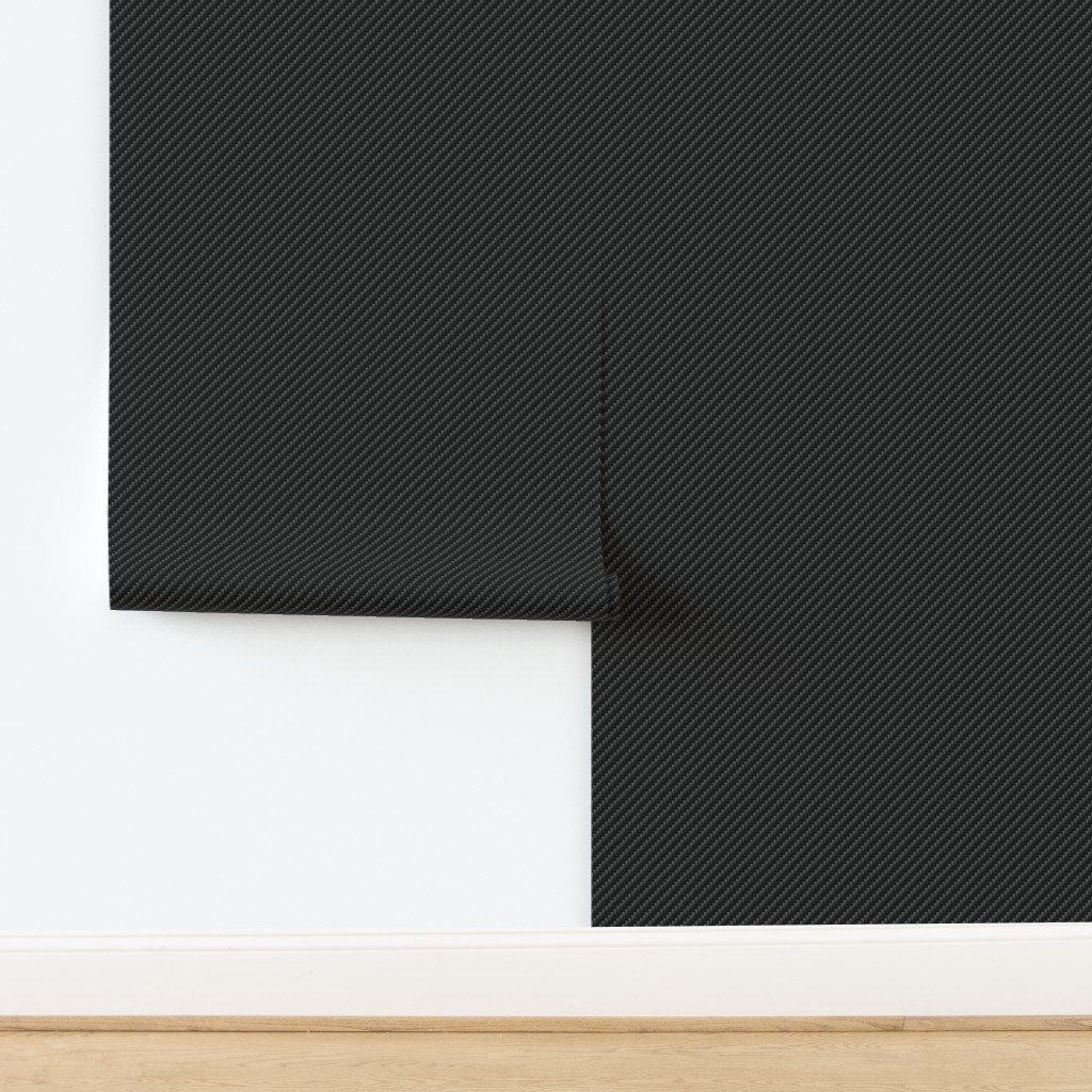 Classic Diagonal Ribbed Black Carbon Fibre for the Man Cave Wallpaper design