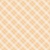 Diagonal Tartan Check Plaid in Pastel Peachy Orange with White Lines