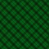 Diagonal Tartan Check Plaid in Christmas Green with Christmas Blue