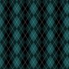 Dark Teal Argyle Diamond Check
