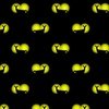 Deer Caught in Headlights- Bright Yellow Eyes in the Dark