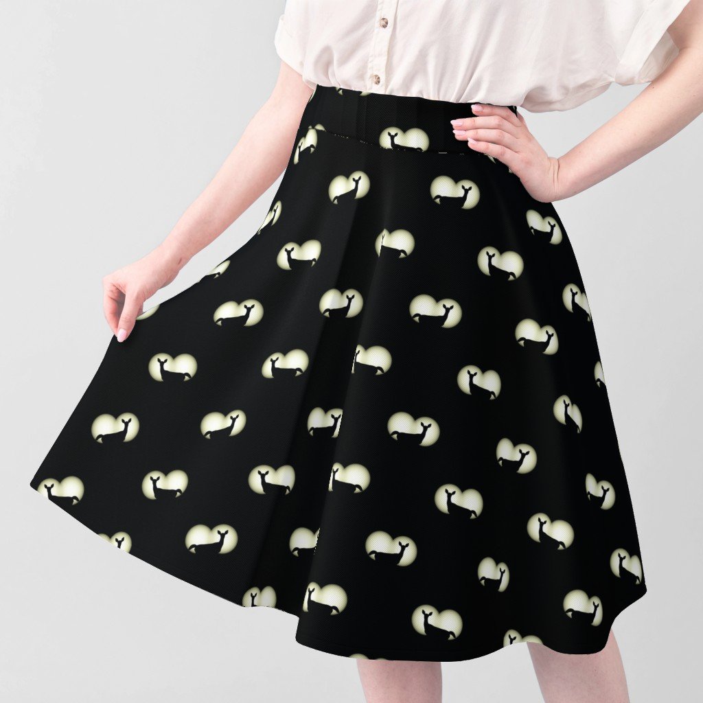 Deer Caught in Headlights Bright White- Bright Eyes in the Dark Fabric bright light fabric