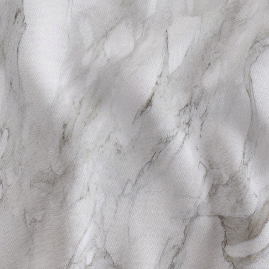 White Natural Marble - Natural Grey Veined Stone Fabric carerra stone fabric