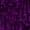 Neon Pink Digital Rain Computer Code