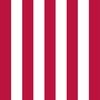 Alabama State Crimson Red and White Vertical Stripes