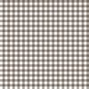 Bark Brown Color Classic Small Half Inch Gingham Check Tartan Plaid