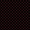 Mini Poppy Red Valentines Polkadot Love Hearts on Black Background