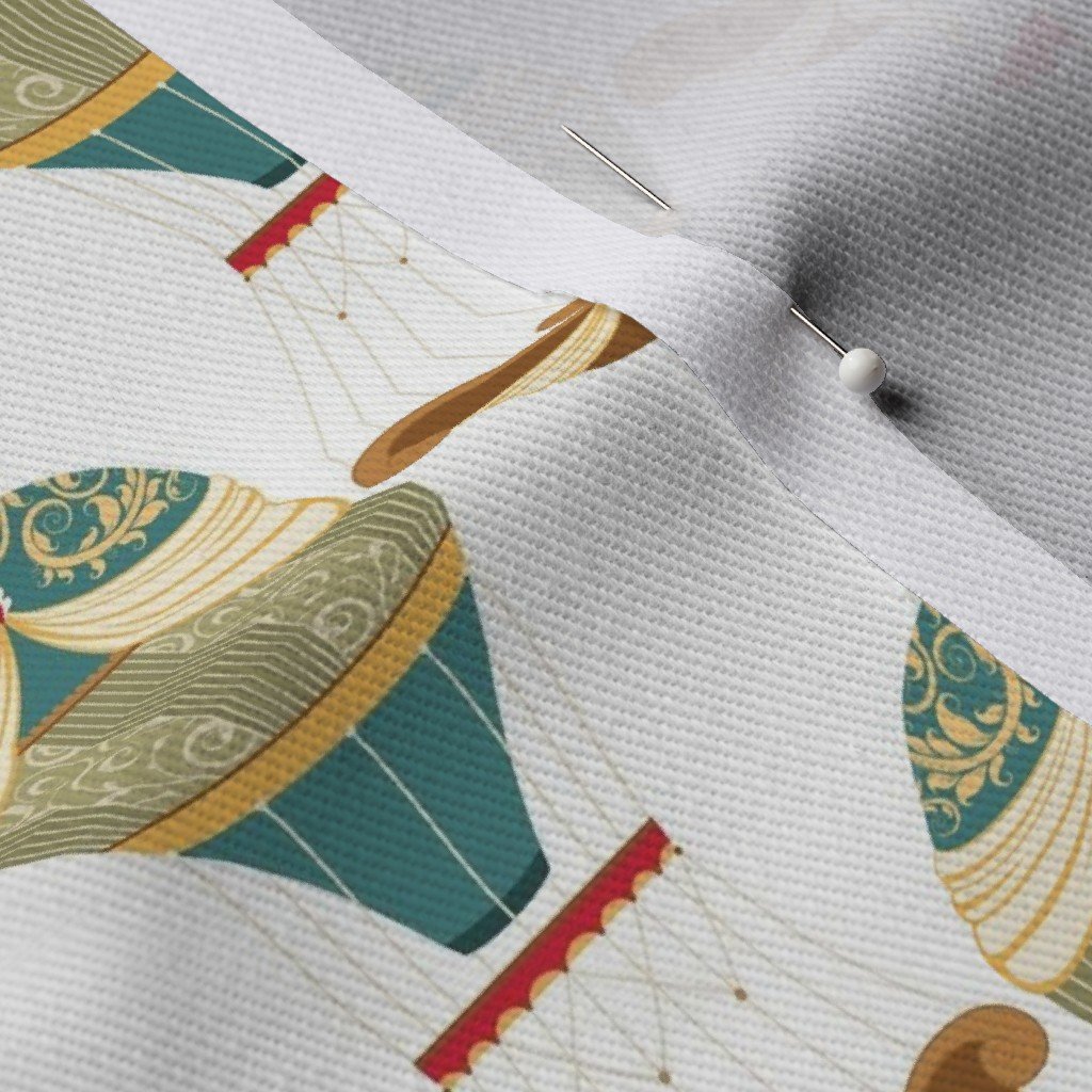 Vintage Ornamental Brocade Hot Air Helium Balloons Fabric hot air balloon fabric