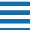 Biscayne Blue Horizontal Tent Stripes Florida Colors of the Sunshine State