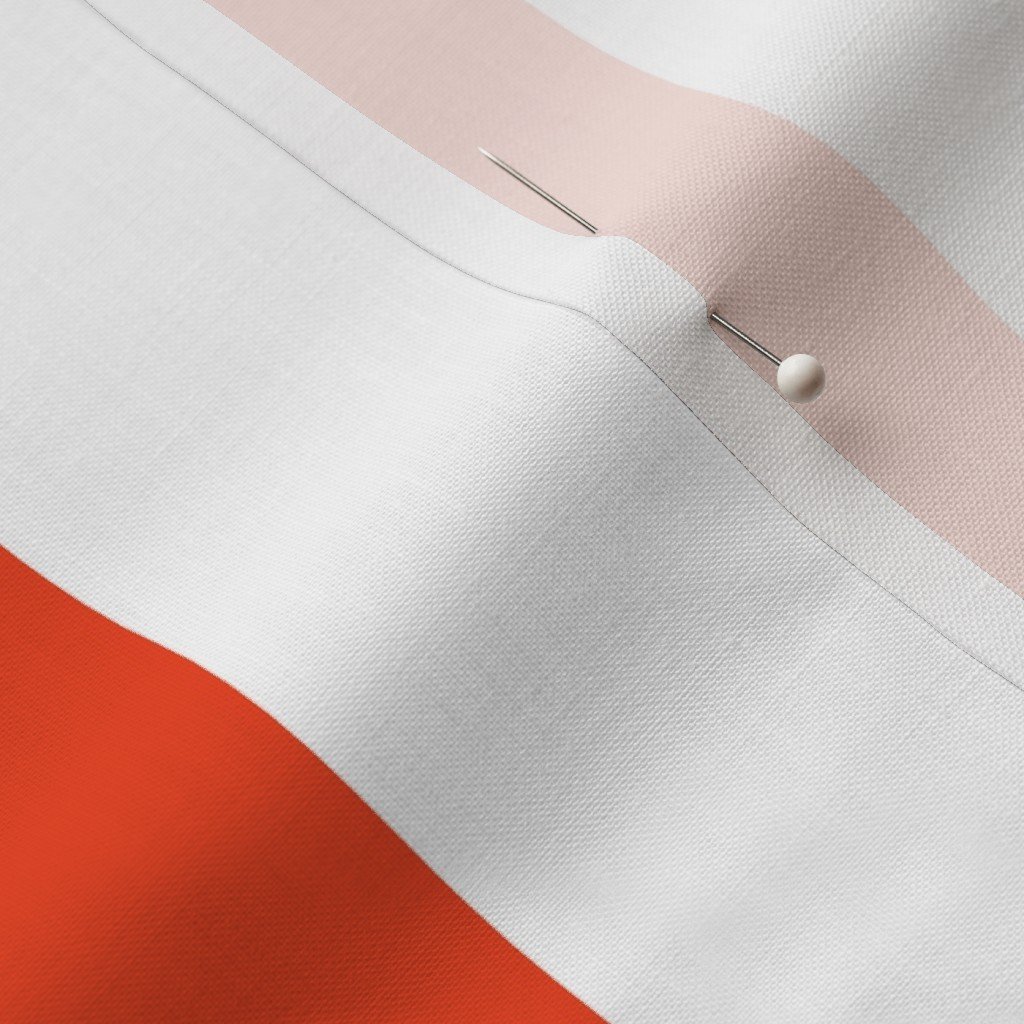 Citrus Orange Vertical Tent Stripes Florida Colors of the Sunshine Fabric florida orange fabric