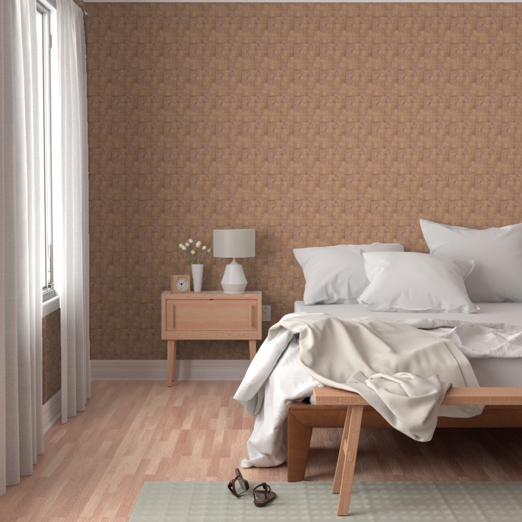 2 inch Pale Wood Checkerboard Chess Pattern Wallpaper chess pattern wallpaper