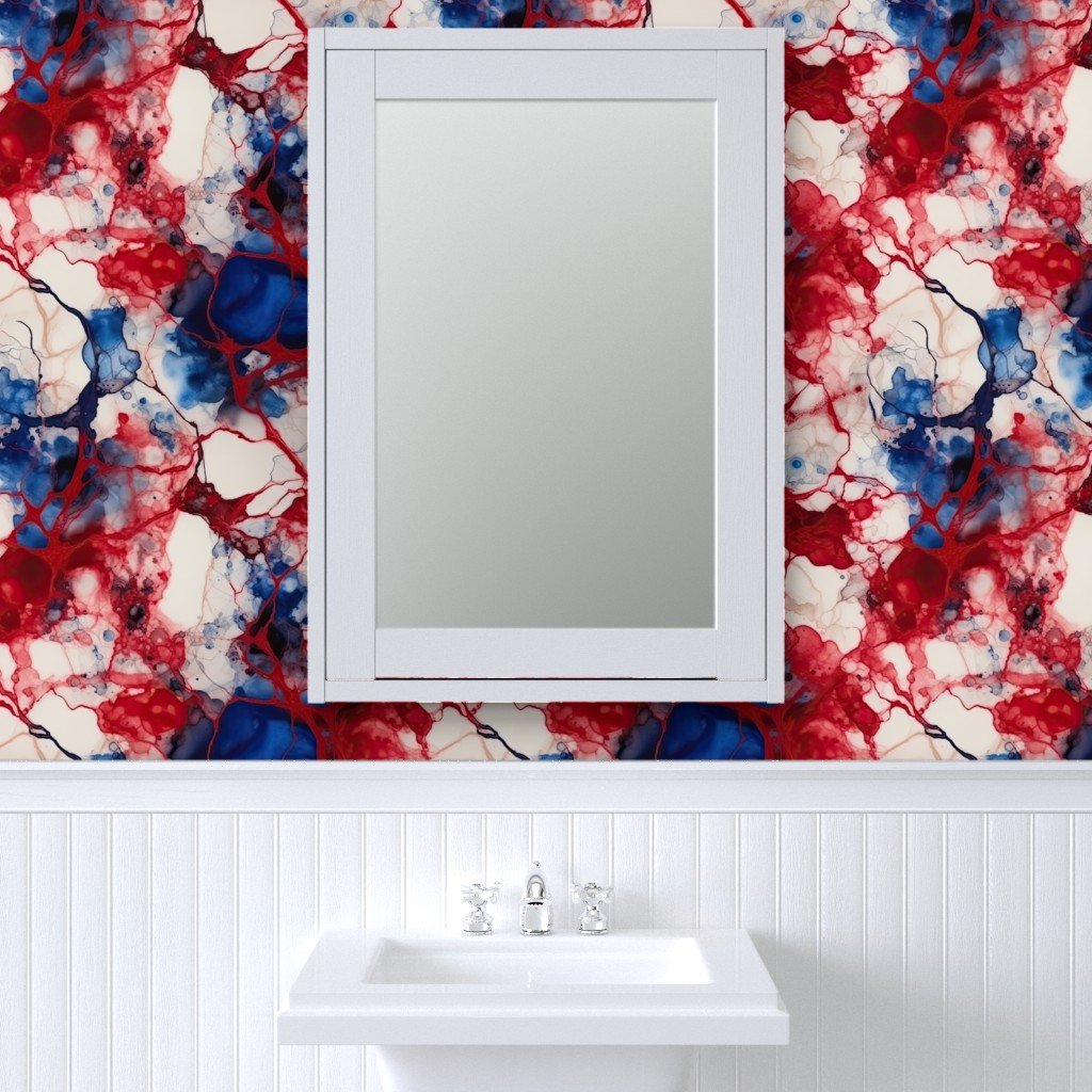 Red White and Blue Alcohol Ink UK Patriotic Flag Colors Alcohol Ink Wallpaper alcohol ink wallpaper