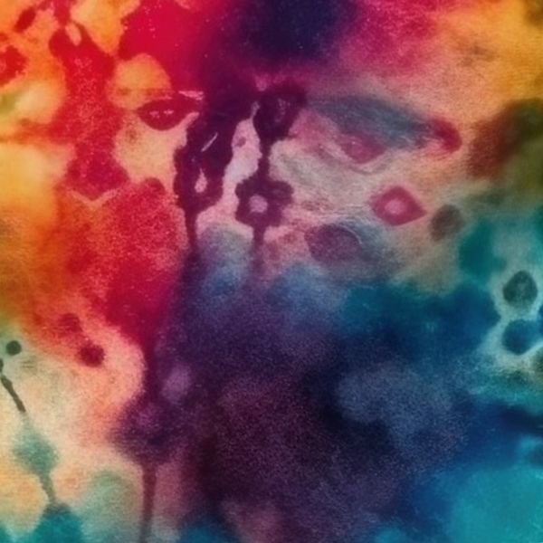 Jumbo Tie Dye Batik in Bright Multi Rainbow Colors Circling Swirls Interior Collection Home Styling Collection boho dye fabric design