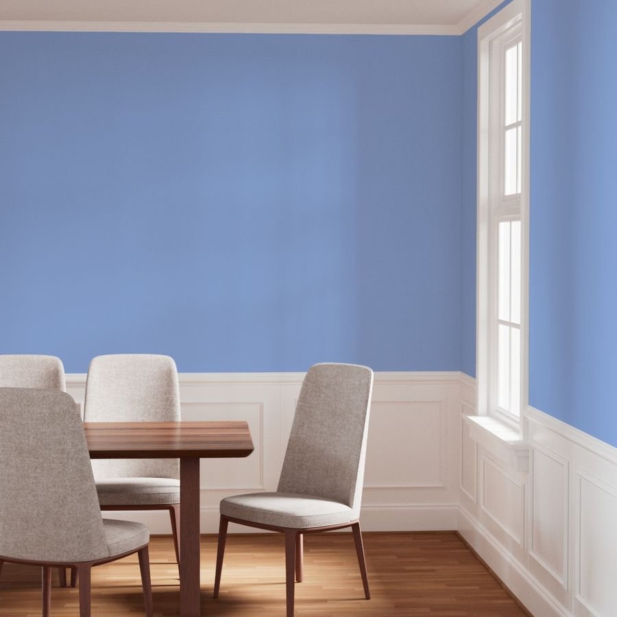 Deep End Blue Solid Summer Gazebo Pastel Design Color Wallpaper blue solid wallpaper