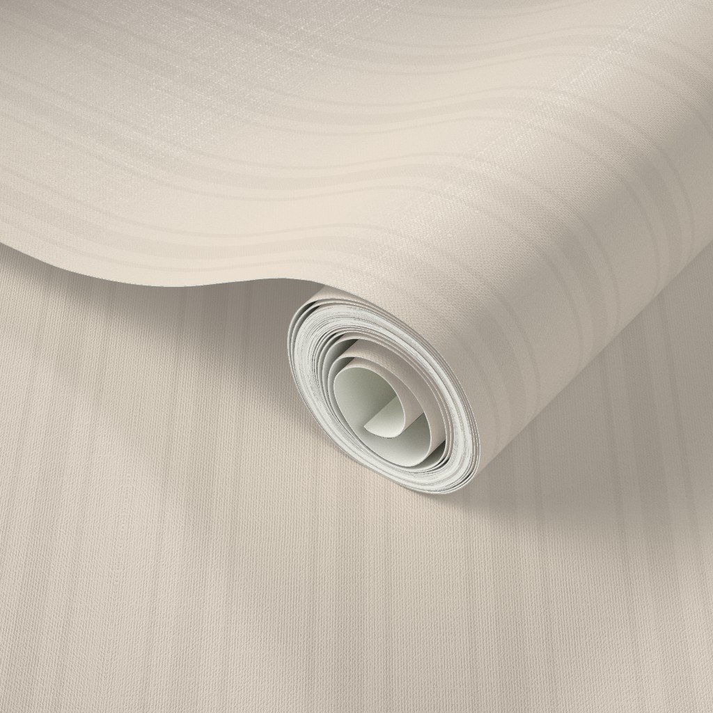 Tonal Soft Cream Tailored Ticking Stripe Cottage Farmhouse Small Scal Wallpaper tonal stripe wallpaper