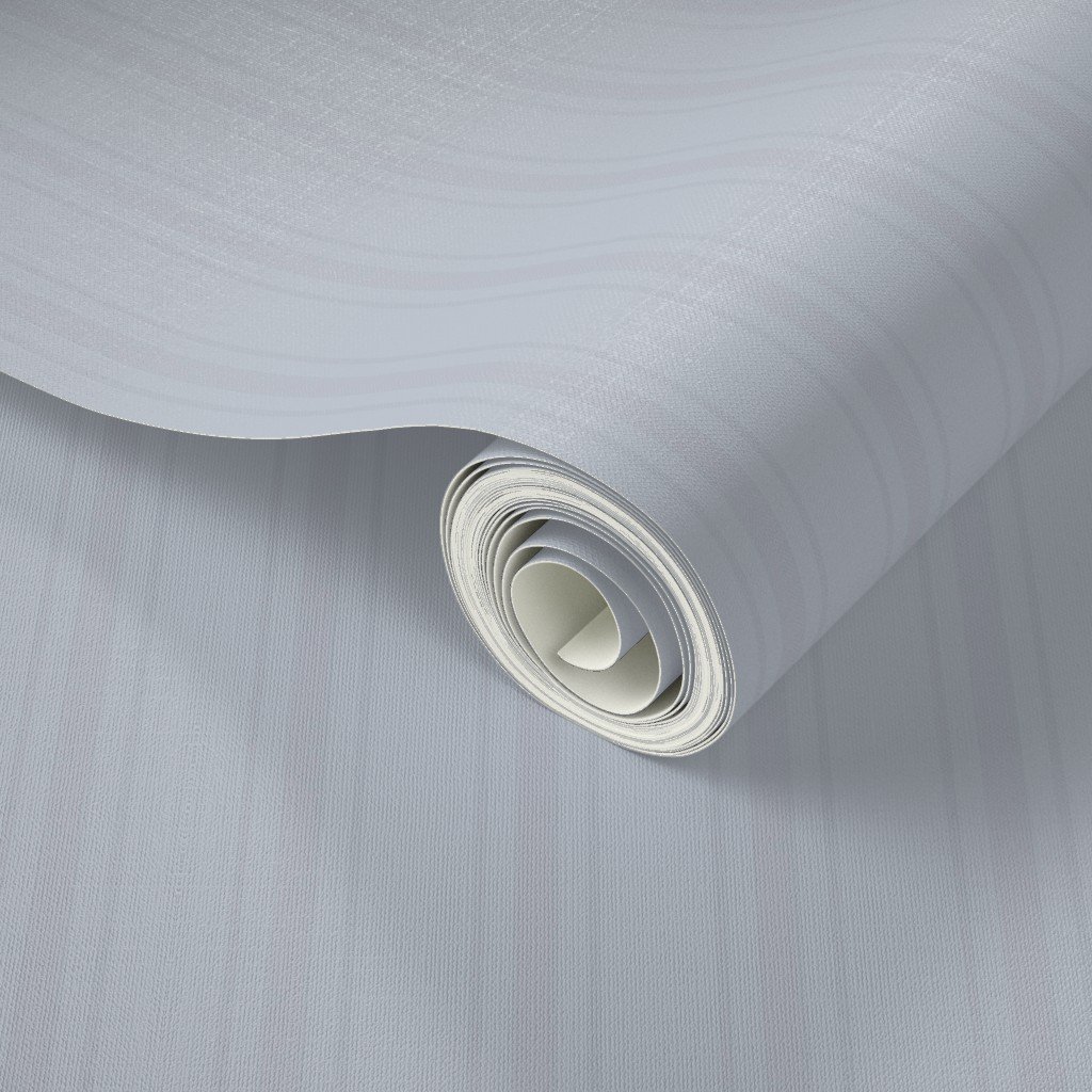 Tonal Cool Gray Tailored Ticking Stripe Cottage Farmhouse Small Scale Wallpaper tonal stripe wallpaper