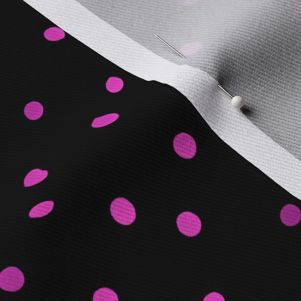 Halloween Enchanted Glow Pink Black Seamless Pattern Fabric autumn fabric