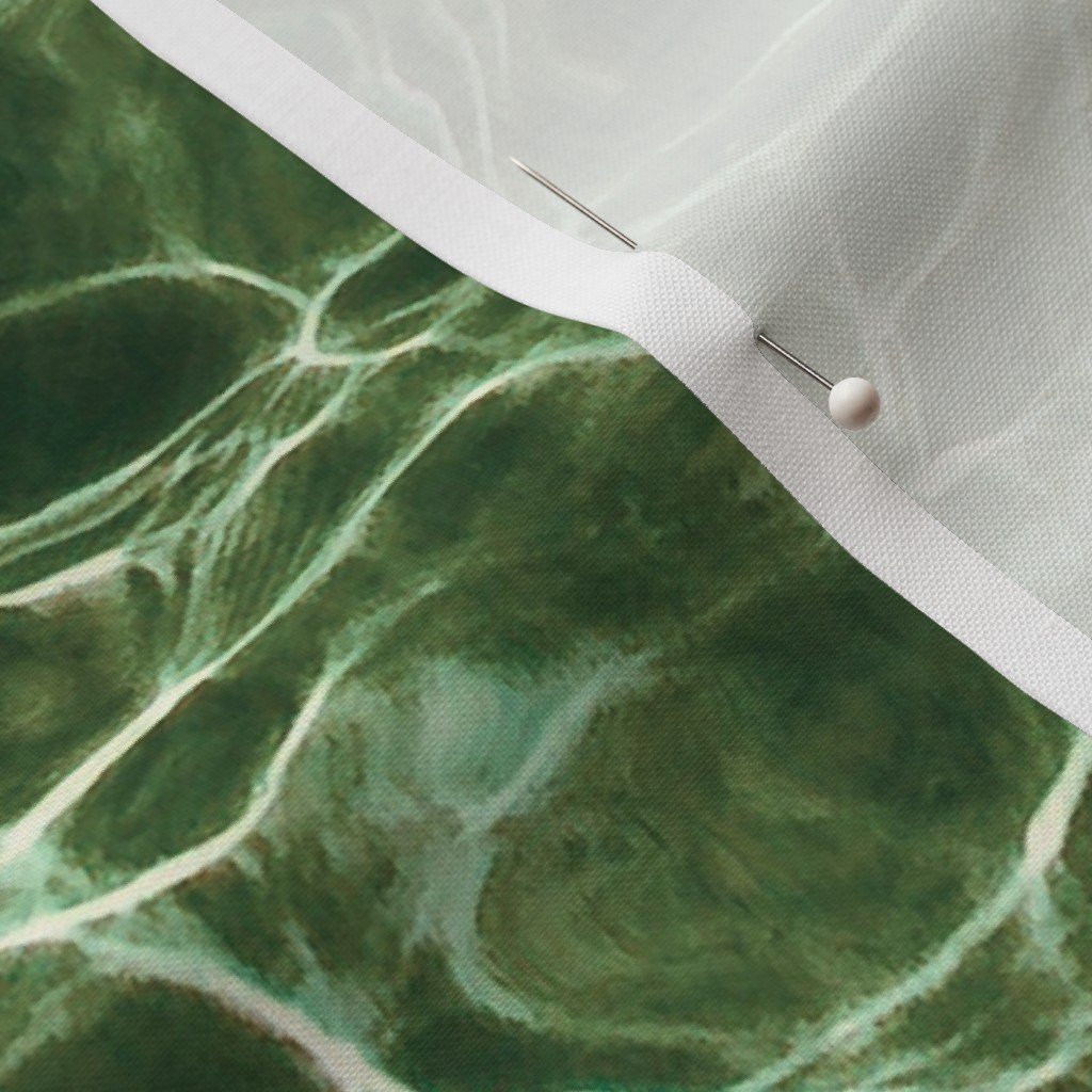 Formentera Emerald Cove Water Ripples Fabric sea reflections fabric