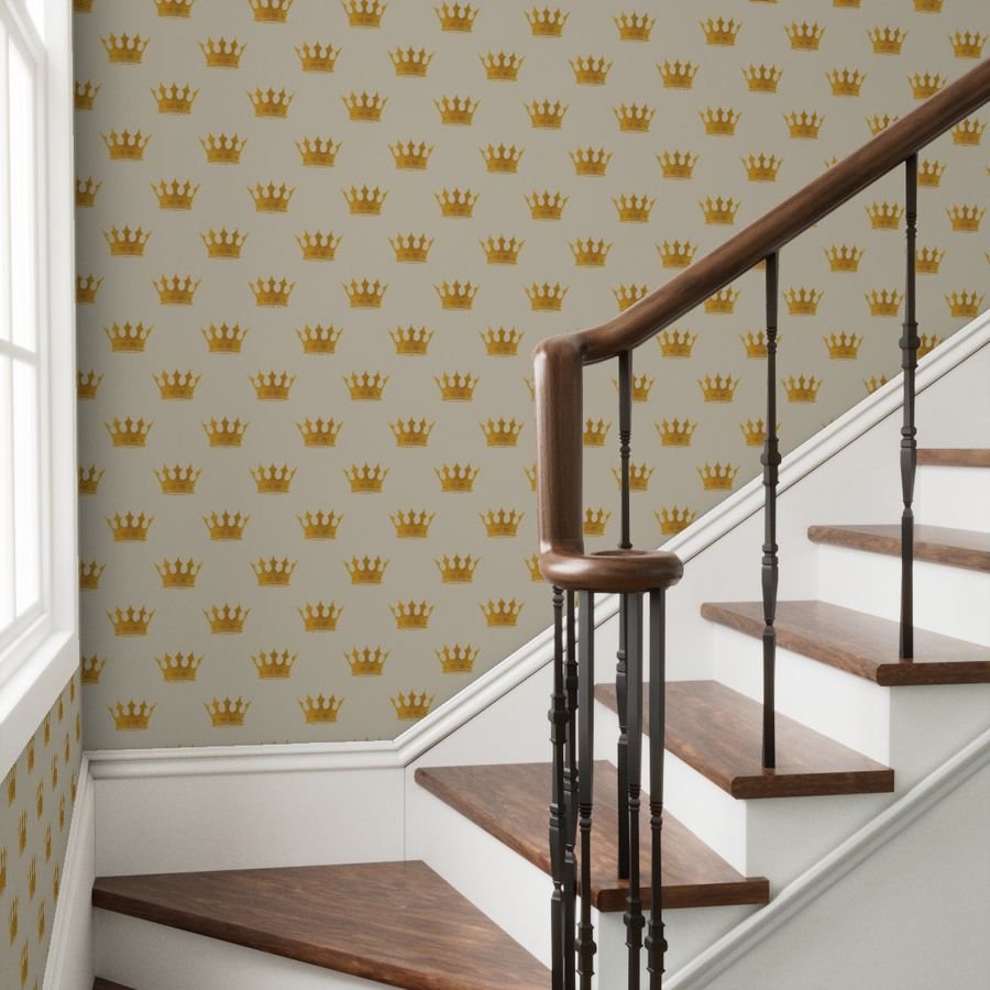 George Grey Royal Golden Crowns Wallpaper royal crown wallpaper