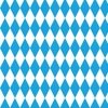 Oktoberfest Bavarian Blue and White Medium Diagonal Diamond Pattern