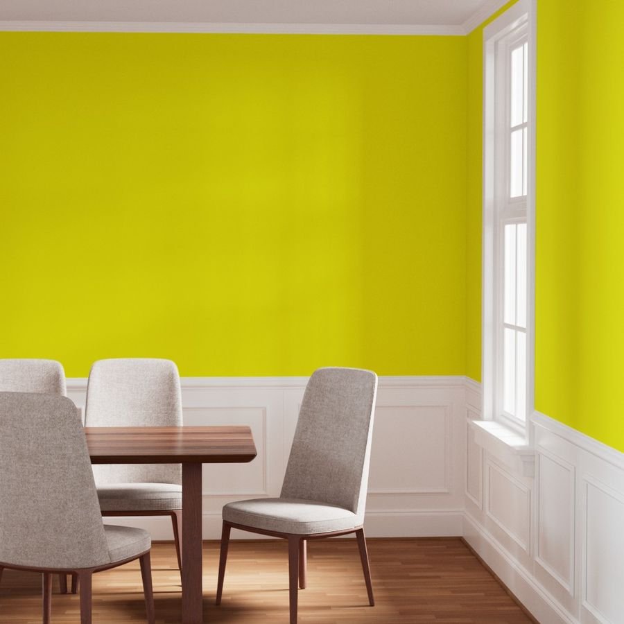 Bright Fluorescent Yellow Neon Wallpaper solid neon yellow wallpaper
