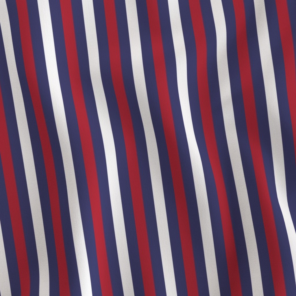 Small USA Flag Alternating Blue with Red and White Stripes Fabric red and white fabric