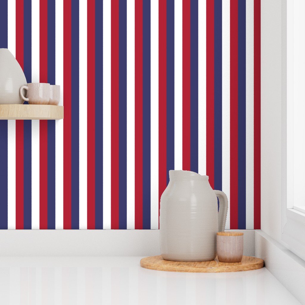USA Vertical Flag Red White and Blue Stripes Wallpaper red and white wallpaper