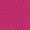 Mini Black Valentines Polkadot Love Hearts on Bubble Gum Pink Background