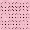 Mini Black Valentines Polkadot Love Hearts on Cotton Candy Background