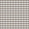 Small Bark and White Diamond Harlequin Check Pattern