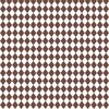 Small Cinnamon and White Diamond Harlequin Check Pattern