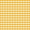 Small Marigold and White Diamond Harlequin Check Pattern