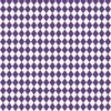 Small Grape and White Diamond Harlequin Check Pattern