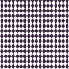 Small Plum and White Diamond Harlequin Check Pattern