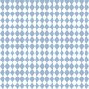 Small Sky Blue and White Diamond Harlequin Check Pattern