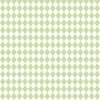 Small Honeydew and White Diamond Harlequin Check Pattern