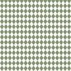 Small Sage and White Diamond Harlequin Check Pattern