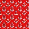 Large Nautical White Sailing Boat Anchors on Red