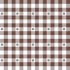 Buttercup Yellow and White Gingham Check with Center Floral Medallions in Home Decor Collection Home Styling Collection Cinnamon Brown and White Gingham Check with Center Floral Medallions in colorway design