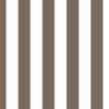 Classic 2 Inch Bark and White Modern Cabana Upholstery Stripes