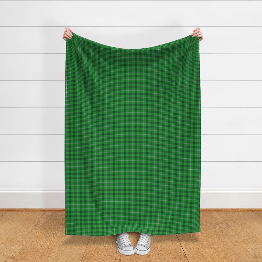 Small Bright Green and White St Patricks Day Irish Tartan Check Fabric bright green fabric