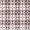 Cinnamon and White Gingham Valentines Check with Center Heart Medallions in