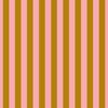 Ochre and Pink 1 Inch Vertical Cabana Stripes
