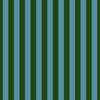Evergreen and Blue 1 Inch Vertical Cabana Stripes