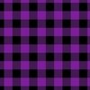 Purple and Black Buffalo Check Gingham Plaid